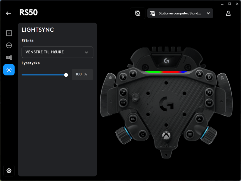 Logitech RS50 G Wheel SIM RACING 8 nm drive direct trueforce base recycle.png